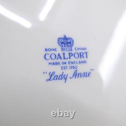 LADY ANNE (Cobalt Blue) by COALPORT Bone China 10 3/4 Dinner Plate(s) EXCELLENT