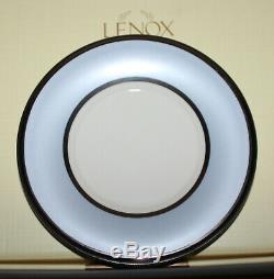 LENOX Blue Frost 5 Piece Place Setting Ivory Bone China Plate Saucer Cup Dinner