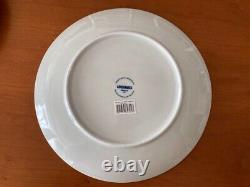LOVERAMICS Willow Love Story Blue Dinner Plate Salad Plate Spoon 4 Piece Set