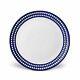 L'Objet Perlee Dinner Plate, Blue Set of 4