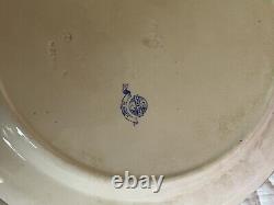 Late 19th c. Minton Blue And White Gold Humber 10 Dinner Plates