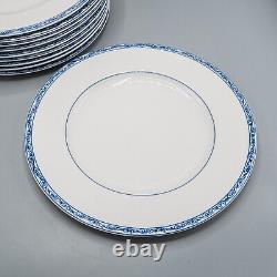 Lauren Ralph Lauren Mandarin Blue Dinner Plates Set of 10 10 3/4