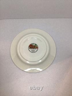 Le Houx Gien France Holly Berries Blue Ribbon 10-inch Dinner Plate