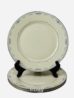 Lenox China Dinner Plate Carolina Blue Flowers Pattern 10 3/4 Gold Label USA