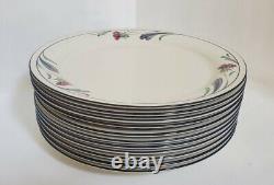 Lenox Chinastone Poppies On Blue 10 3/4 Dinner Plates (Set Of 11 Plates)