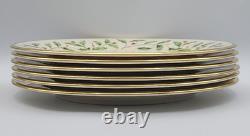 Lenox Holiday Dimension Dinner Plates 10 5/8 Diameter Set of 6 READ BLUE