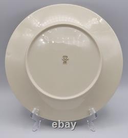 Lenox Holiday Dimension Dinner Plates 10 5/8 Diameter Set of 6 READ BLUE