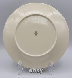 Lenox Holiday Dimension Dinner Plates 10 5/8 Diameter Set of 6 READ BLUE