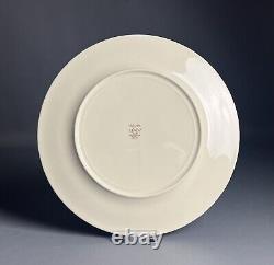 Lenox Mountain View Dinner Plate Blue Marble Band Gold Trim USA Set of 8