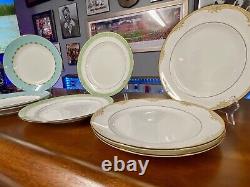 Lenox Set (8 Lot) Dinner Plates British Colonial Tradewind Chuck Fischer 11.25