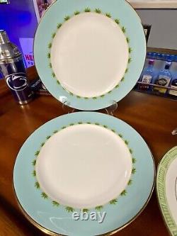 Lenox Set (8 Lot) Dinner Plates British Colonial Tradewind Chuck Fischer 11.25
