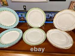 Lenox Set (8 Lot) Dinner Plates British Colonial Tradewind Chuck Fischer 11.25