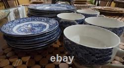 Liberty Blue Historic Colonial Scenes ironstone dishes