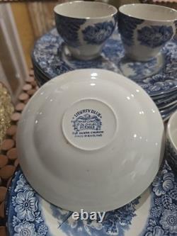 Liberty Blue Historic Colonial Scenes ironstone dishes
