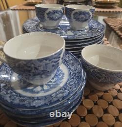 Liberty Blue Historic Colonial Scenes ironstone dishes