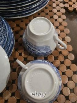 Liberty Blue Historic Colonial Scenes ironstone dishes