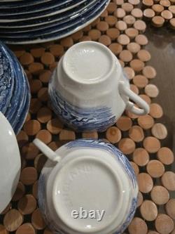 Liberty Blue Historic Colonial Scenes ironstone dishes