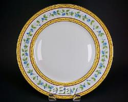 Limoges Ceralene Raynaud MORNING GLORY Ring Two Large 10 3/4 Dinner Plates A