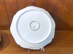 Limoges Wm. Guérin & Co. Dinner Service for 12, 62 Pcs, Cobalt Blue, Gold gilt