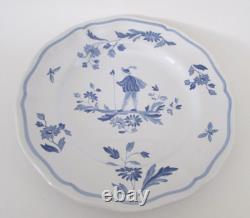 Longchamp France Blue Moustiers 10 1/4 Dinner Plate
