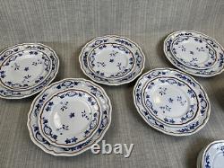 Longchamp France Normandie Ceramic Plates Bowls Set of 25 Pieces Hand Painted