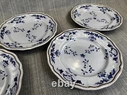 Longchamp France Normandie Ceramic Plates Bowls Set of 25 Pieces Hand Painted