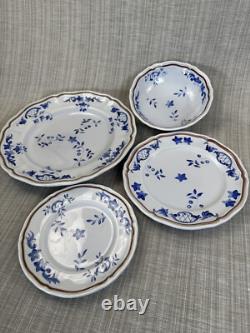 Longchamp France Normandie Ceramic Plates Bowls Set of 25 Pieces Hand Painted