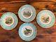 Lot 10 Vintage 2 JWK Plates Birds Turquoise Dinner Plate West Germany
