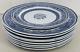 Lot 10x Spode Heritage Blue Eagle Plates 8 Dinner 10 2 Luncheon 7 3/4