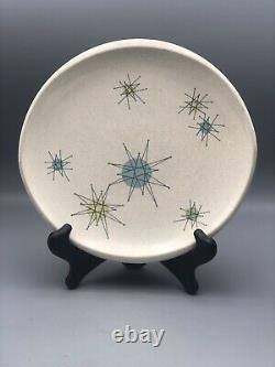 Lot 3 Franciscan Atomic Starburst MCM Salad Plate 8Early Mark