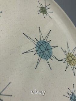 Lot 3 Franciscan Atomic Starburst MCM Salad Plate 8Early Mark