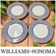 Lot 4 Williams Sonoma Italian Pottery Plates Oversized 12 Mediterranean Dinner