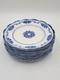 Lot Of 11 Antique Victorian FLOW BLUE Grindley Lorne Clover 10 Dinner Plates