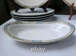 Lot Of 1920s Noritake Porcelain Set Dinner Plate, Cover Dish, Large Oval Platter