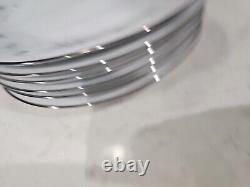 Lot Of 6 Noritake Inverness Pattern # 6716, 10.5 Inch Floral Dinner Plate
