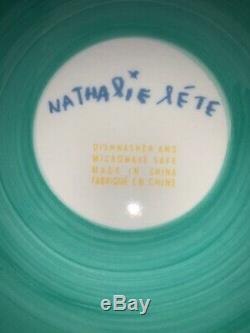 Lot Of 8! ANTHROPOLOGIE Nathalie Lete Gnome Dinner Plates