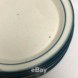 Lot Of 8 Dansk Blue Mist 10 Dinner Plates Free Shipping Denmark Excellent Cond