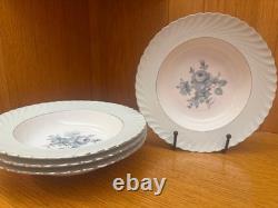 Lot Royal Tattau Dawn Rose China. Celadon Porcelein. Platinum Trim. Celadon Lot Royal Tattau Dawn Rose China. Celadon Porcelein. Platinum Trim. Celadon