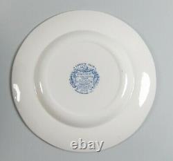 Lot of 10 Staffordshire Pottery LIBERTY BLUE Dinner Plates