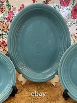 Lot of 16 pieces Vintage GENUINE FIESTAWARE Homer Laughlin China Co Turquoise