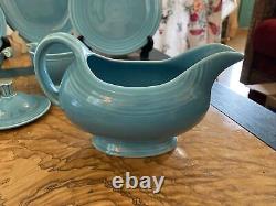 Lot of 16 pieces Vintage GENUINE FIESTAWARE Homer Laughlin China Co Turquoise