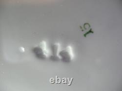 Lot of 3 Flow Blue Dinner Plates Touraine pttn. 1898 by Stanley Pottery Co