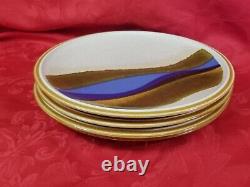 Lot of 3 Mikasa Blue River Dinner Plates