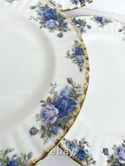 Lot of 3 unused Royal Albert Moonlight Rose 10.5 dinner plates