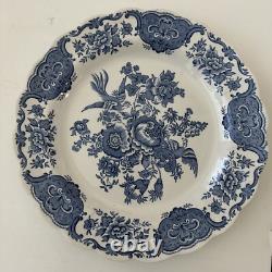 Lot of 5 Windsor Blue Ridgway of Staffordshire England 10 Dinner Plate