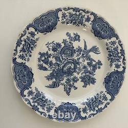 Lot of 5 Windsor Blue Ridgway of Staffordshire England 10 Dinner Plate