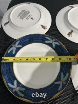 Lynn Chase Sylvan Nocturne Christmas Dinner Plate Pattern Stunning 10 5/8 In