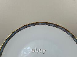 MCM Rosenthal Continental BLUE BAND GOLD LINES 9 ¾ Dinner Plates Set of 12