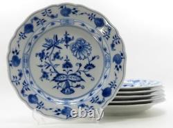 MEISSEN #23 Plates Blue Onion Dinner Plate 22cm set of 6