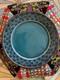 Mackenzie-Childs Wittika Blue Ceramic Dinner Plate